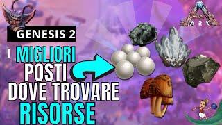 Ark Genesis 2 | All resource-rare mooshroom-obsidian-pearls-metal-fungal wood-element