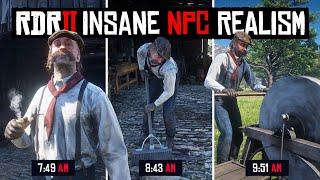 The LIVES of NPCs in RDR2 - INSANE REALISM!