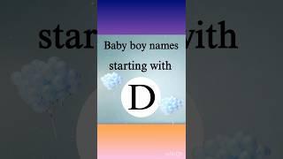 अक्षर "ड" (D)unique baby boy names starting with#babynamesuggestions#modernbabynames#babynames