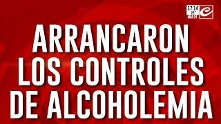 Arrancaron los controles de alcoholemia: record de positivos