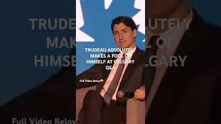 Trudeau Called Out For MISINFORMATION in Calgary #mcga #justintrudeau #canada  #short #shorts