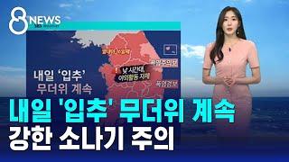 [날씨] 내일 '입추' 무더위 계속…강한 소나기 주의 / SBS 8뉴스