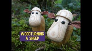 Woodturning a Sheep