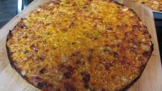 Toddzilla's South Shore Bar Pizza  Recipe, Assembly, and Baking.  (SSBP) Massachusetts