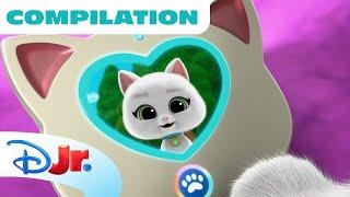 Bitsy's Vlogs  | Part 7 | Compilation | SuperKitties | @disneyjr