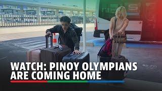 WATCH: Pinoy Olympians are coming home | ABS-CBN News