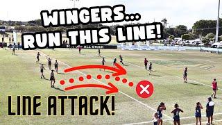 Touch Rugby/Football BREAKDOWN: Run the Perfect J-Line (For Wingers)