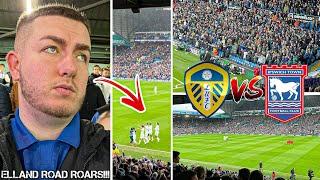 LEEDS UNITED VS IPSWICH TOWN | 4-0 | 36,000 LEEDS FANS GO MENTAL & KICKS OFF AT ELLAND ROAD!!!