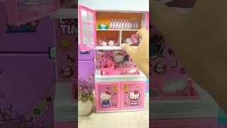 Satisfying with Unboxing & Review Hello Kitty Kitchen Set #hellokittykitchenset #hellokitty #shorts