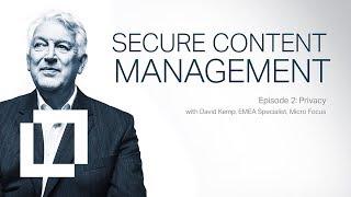 How to Achieve Secure Content Management with Micro Focus