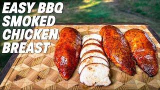 This Is My FAVORITE BBQ Smoked Chicken Breast Recipe!! | Ash Kickin' BBQ