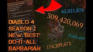 'BEST' New Barbarian Build - Diablo 4 Season 2 - Best all in one PvE Hammer of the Ancients (HoTA)