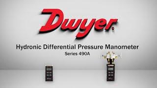 Hydronic Differential Pressure Manometer | Series 490A