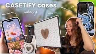 CASETiFY unboxing 🩵 iPhone 16 Pro Max, iPad Air & Macbook Air cute accessories, black friday sales!