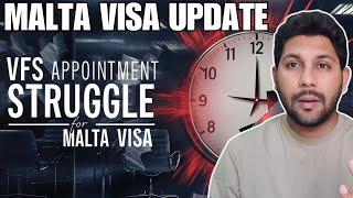 Why Getting A VFS Appointment Is So Hard & How To Fix It | Malta Visa Update |