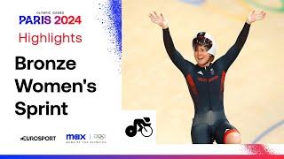 Team GB Take BRONZE in The Women's Sprint Track Cycling  #Paris2024