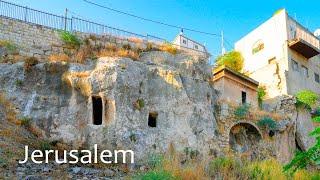 From Kidron Valley to Pool of Siloam (not a Tourist Route!). Jerusalem Early in The Morning.