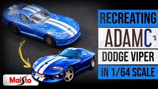 MAISTO custom: Recreating @AdamC3046's Dodge Viper GTS!