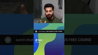 Paid vs Free course #coding #programming