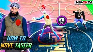 this Dribble Move made my 6'6 PG 5X FASTER!! how to Move FASTER for ANY BUILD in NBA 2K24