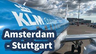 TRIP REPORT | KLM Cityhopper Economy | Amsterdam - Stuttgart | Embraer 190