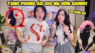 SAMMY LÀM ÁO 100 NỤ HÔN TẶNG PHONG CẬN