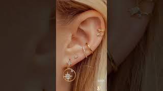 Best Ear piercing ideas|stud earrings#viral #video #shorts #glamgirl