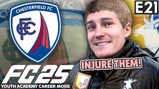 DERBY DAY DISASTER! | FC 25 YOUTH ACADEMY CAREER MODE EP21 | CHESTERFIELD