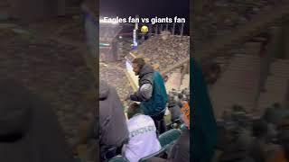 Eagles fan violates giants fan