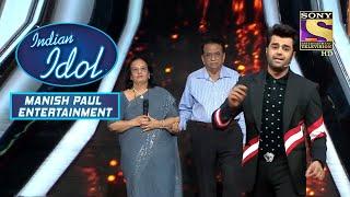 Manish के पलटते ही हो गई उसकी आँखें नम | Indian Idol | Manish Paul Entertainment