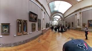 Louvre Museum VR 360 View - Denon Wing - Paris, France - LG 360 Camera