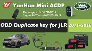 OBD duplicate key programming for 2011 to 2018 JLR by Yanhua Mini ACDP