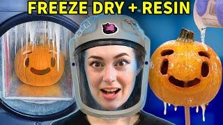 Will Freeze Drying + Resin Preserve a Pumpkin Forever?