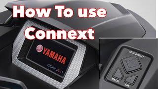 How to use YAMAHA Connext dash on 2023 Yamaha GP1800R