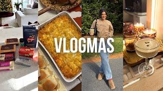 WELCOME TO VLOGMAS 2024! thanksgiving prep, the best mac & cheese, preholiday errands, friendsgiving