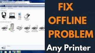 How to Change  Printer Offline to Online | Fix Printer Offline Problem