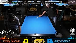 Tommy Kennedy vs Jerry Arvelaez | 2021 Brewlands North Lakeland Open 9-Ball Event Match #14