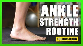 Ankle Exercises for Injury Recovery & Prevention - 10 MINUTES - Ankle Strength Exercise Routine