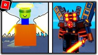 SHOWCASING ALL NEW CHARACTERS UPDATE 6 in SUPER BOX SIEGE DEFENSE - Roblox