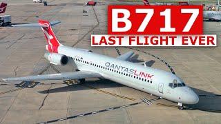 Onboard the LAST EVER QantasLink Boeing 717 flight.