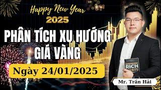 Phân tích xu hướng giá vàng hôm nay 24/01/2025 #dubaogiavang #nhandinhxuhuongvang #xuhướnggiávàng