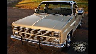 “Nudie Suit”  1984 Hot Rod #Squarebody Shop Truck Patina Slammed, Cammed 355 #C10 #HotRod #Patina