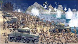 BRITISH MASSIVE ASSAULT - WW2 ITALIAN LAST STAND - INVASION of SICILY 1943 FILM