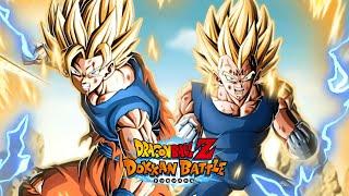 Dragon Ball Z Dokkan Battle: LR SSJ2 Goku (Angel) & Majin Vegeta Active Skill OST (Extended)