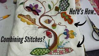 Unlocking Stitch Combinations: Your Crewel Embroidery Guide