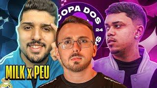 PEU X MILK | REACT | FINAL COPA DOS STREAMERS 2024 | EAFC 24