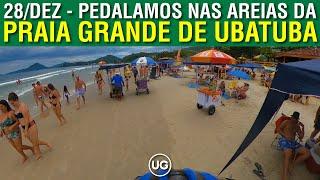 Pedal na Praia Grande de Ubatuba em 28 de dezembro de 2020! Fase Vermelha? Como está o final de ano!