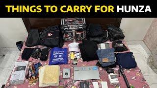 Things I Carried For Bike Road Trip 2024 | Important Things To Carry | Hunza Trip Preparation  | RSM