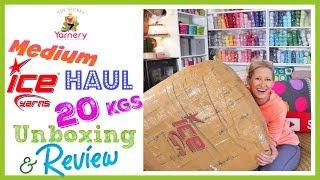 20kgs Ice Yarns Haul, Unboxing & Yarn Review | The Secret Yarnery