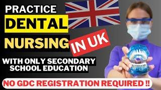 Trainee Dental nurse in UK  | No GDC registration required| No Qualifications| Earn as you study!